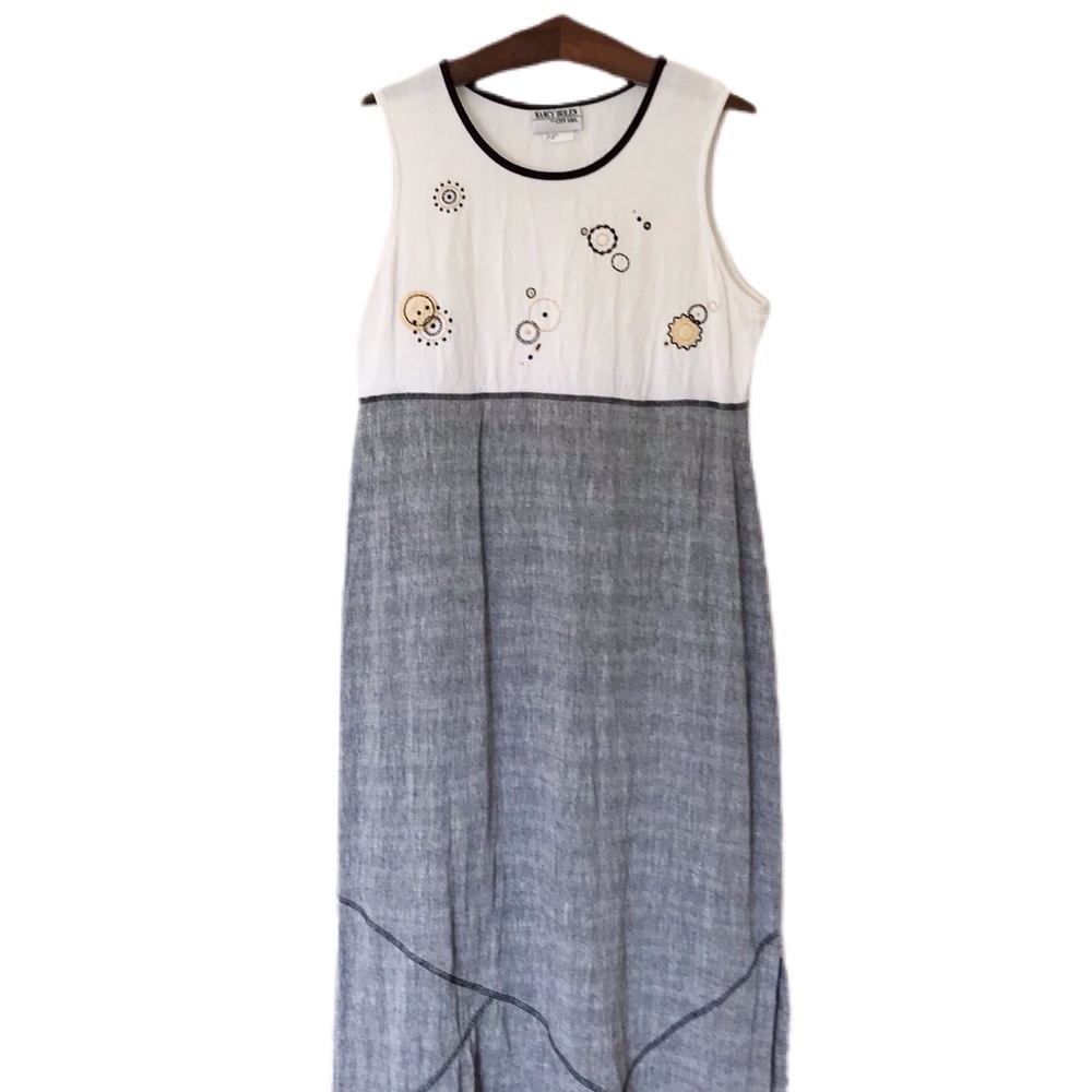 NANCY BOLEN for City Girl linen dress